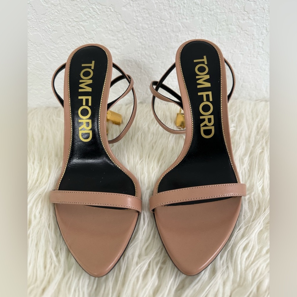 Tom Ford 105mm Lock & Key Stiletto Sandals (new)